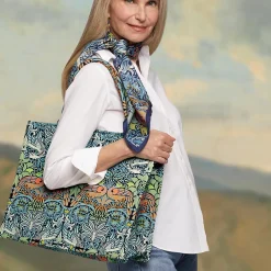 Hot The Met Store William Morris Peacock and Dragon Oversize Structured Tote