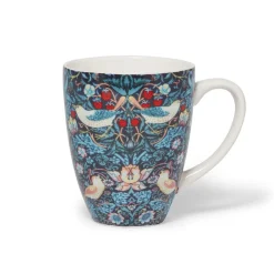 Clearance The Met Store William Morris Strawberry Thief Covered Mug with Tea Infuser