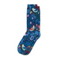 The Met Store William Morris Strawberry Thief Women's Socks