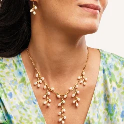 Outlet The Met Store Willow Catkins Pearl Bib Necklace