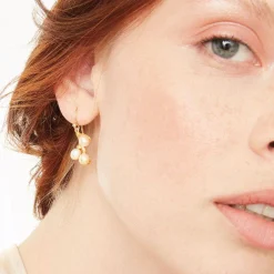 The Met Store Willow Catkins Pearl Bib Necklace and Drop Earrings Set